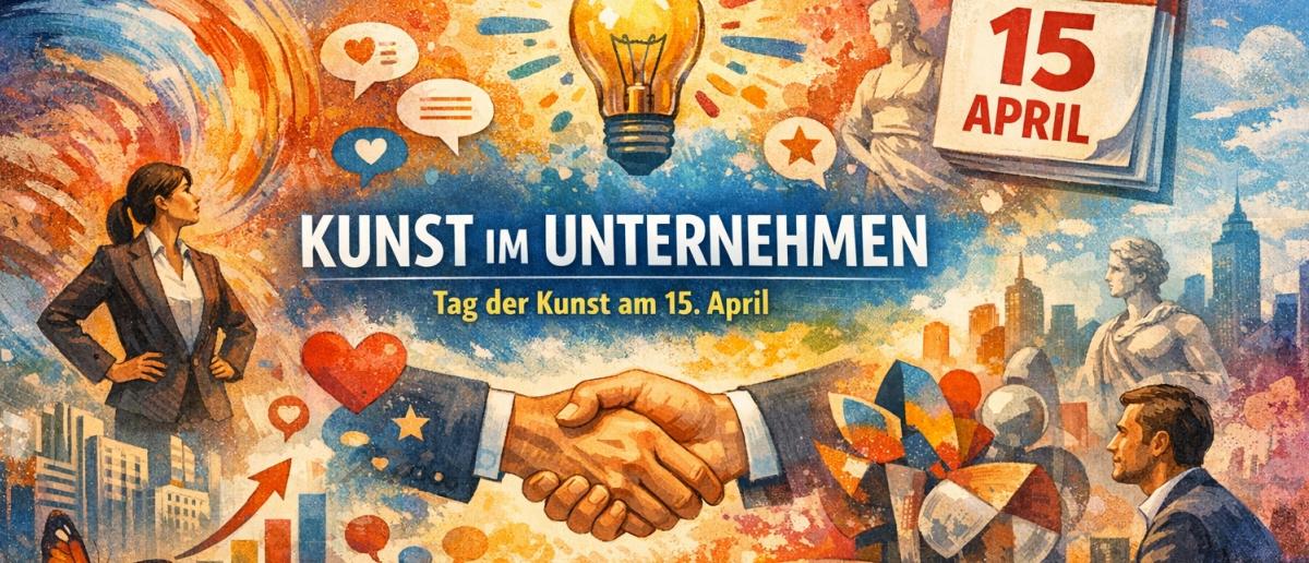 Corporate Art im Unternehmen zum Tag der Kunst